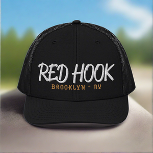 Red Hook Brooklyn Embroidered Trucker Cap
