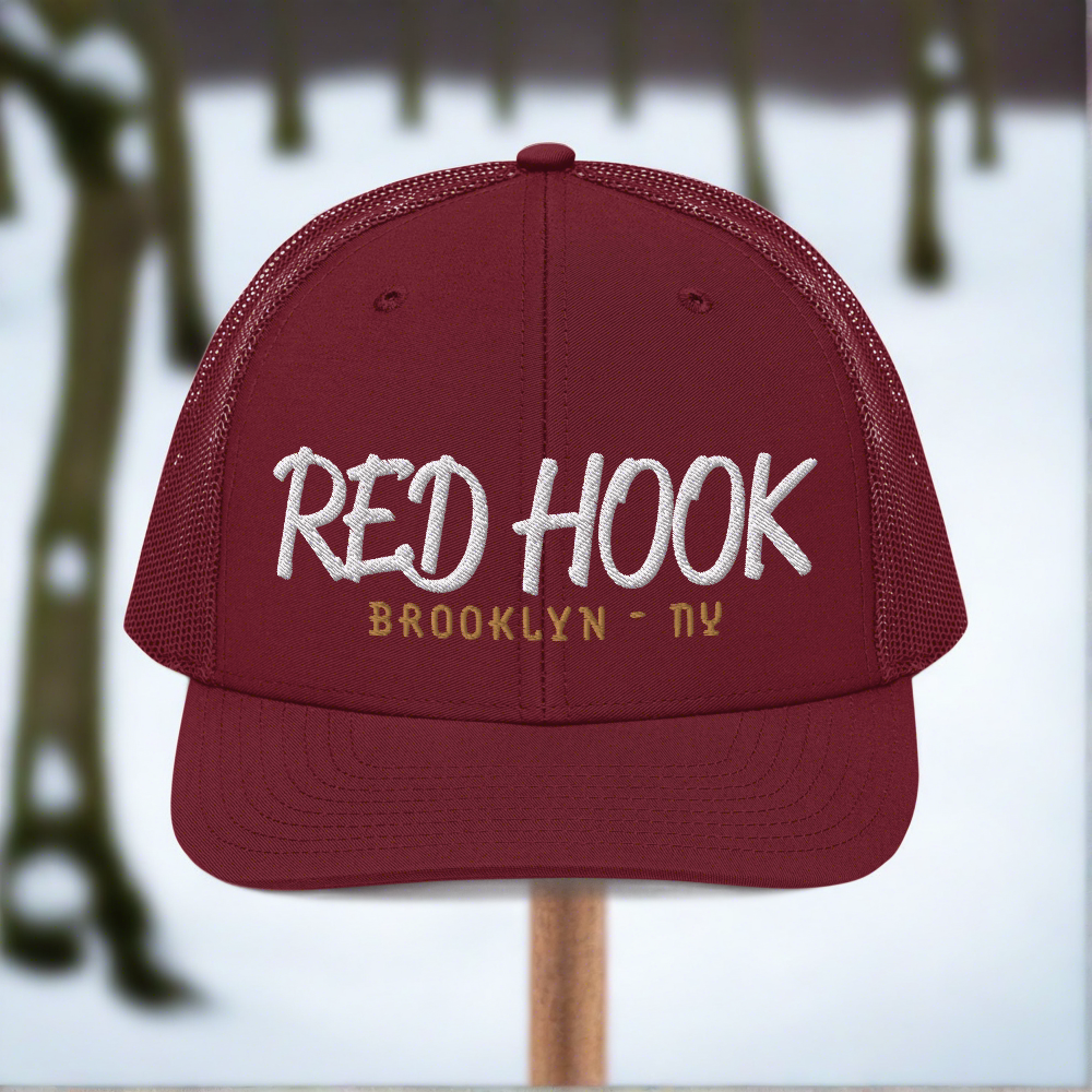 Red Hook Brooklyn Embroidered Trucker Cap