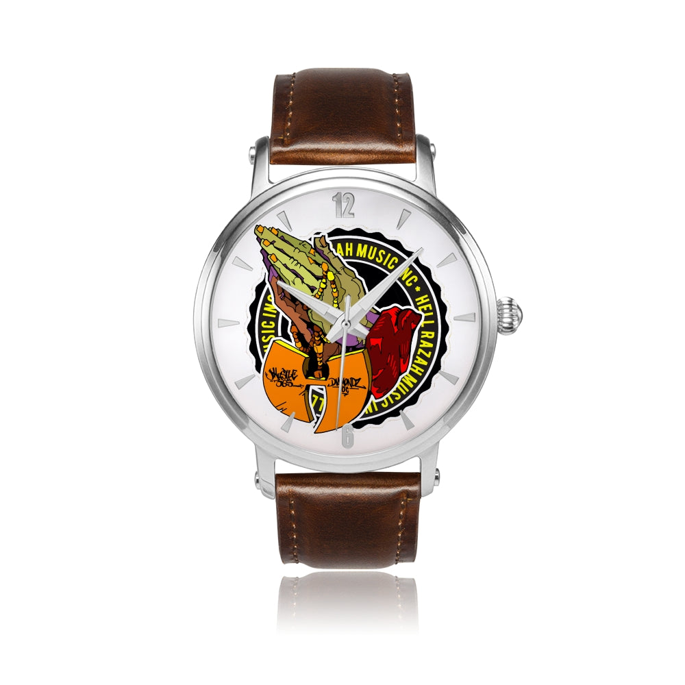 HRMI Hell Razah Music Inc, Logo Watch Multiple iHustle365 Variants Mens Designer Watch HeavenRazah Merch