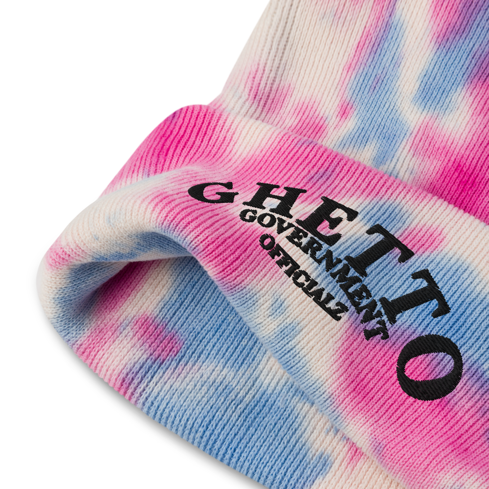 Ghetto Gov't Officialz Tie-Dye Beanie