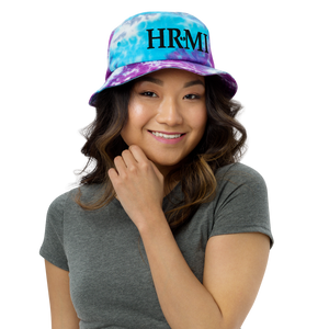 HRMI Embroidered Tie-dye Bucket Hat