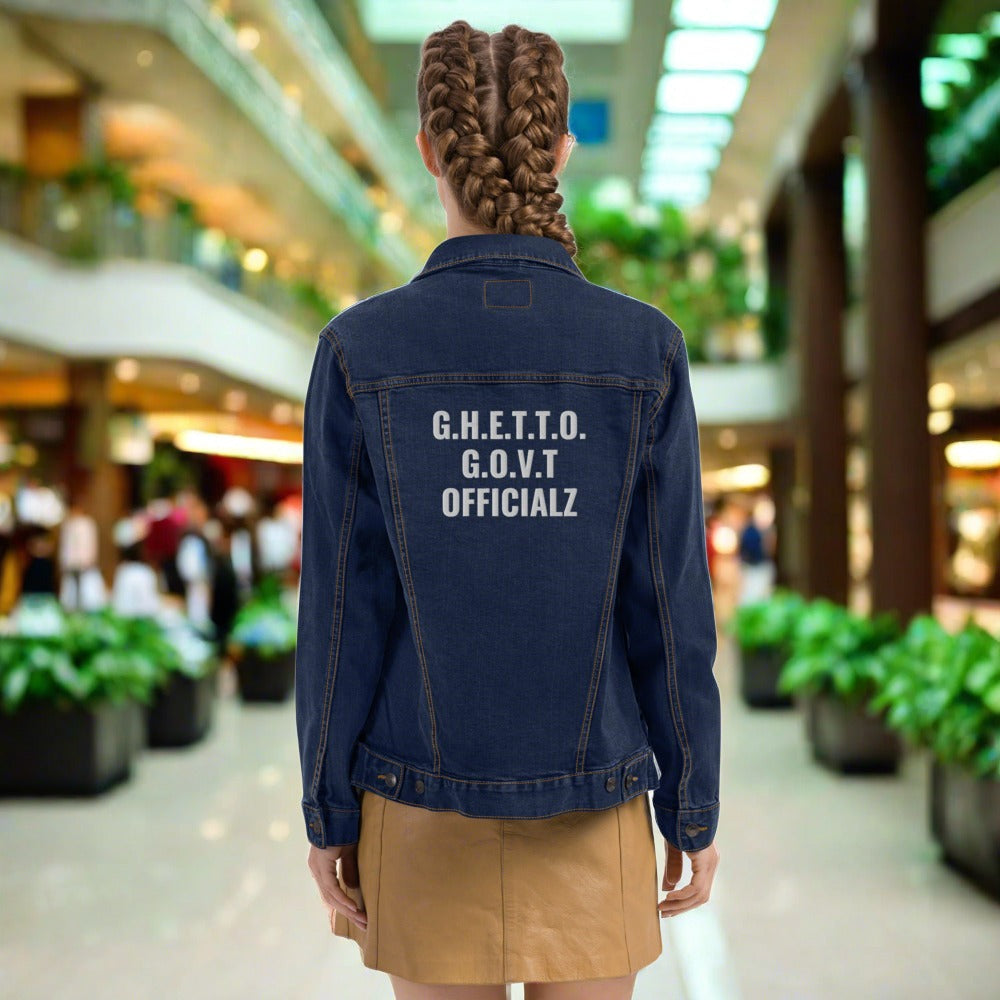 G.H.E.T.T.O. G.O.V.T. Officialz Unisex denim jacket