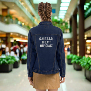G.H.E.T.T.O. G.O.V.T. Officialz Unisex denim jacket