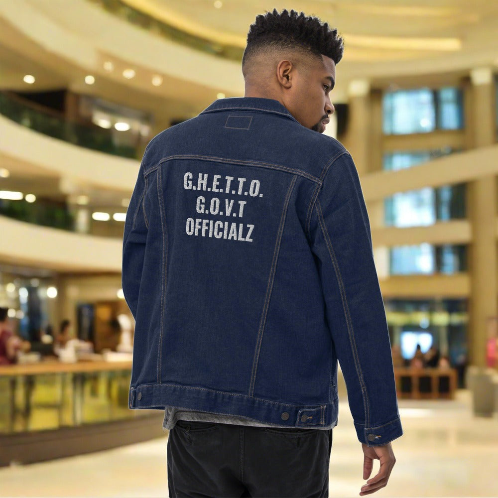 G.H.E.T.T.O. G.O.V.T. Officialz Unisex denim jacket