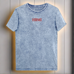 HRMI Embroidered Denim T-Shirt