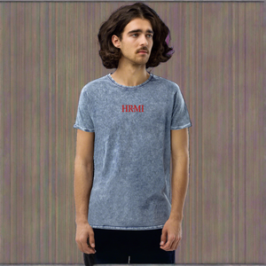 HRMI Embroidered Denim T-Shirt