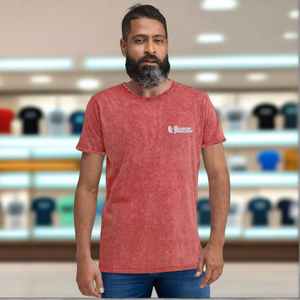 HeavenRazah Embroidered Denim T-Shirt