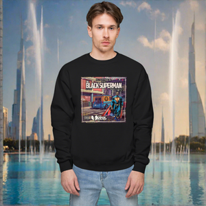 The Black Superman Limited Edition Unisex Fleece Sweatshirt