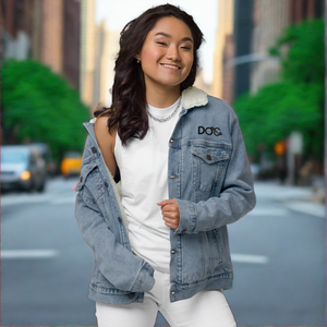 Diamondz Original Clothing Signature Denim Sherpa Jacket