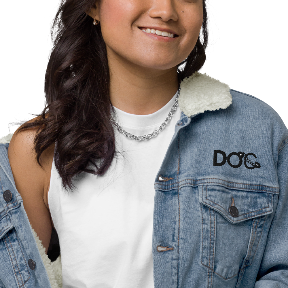 Diamondz Original Clothing Signature Denim Sherpa Jacket