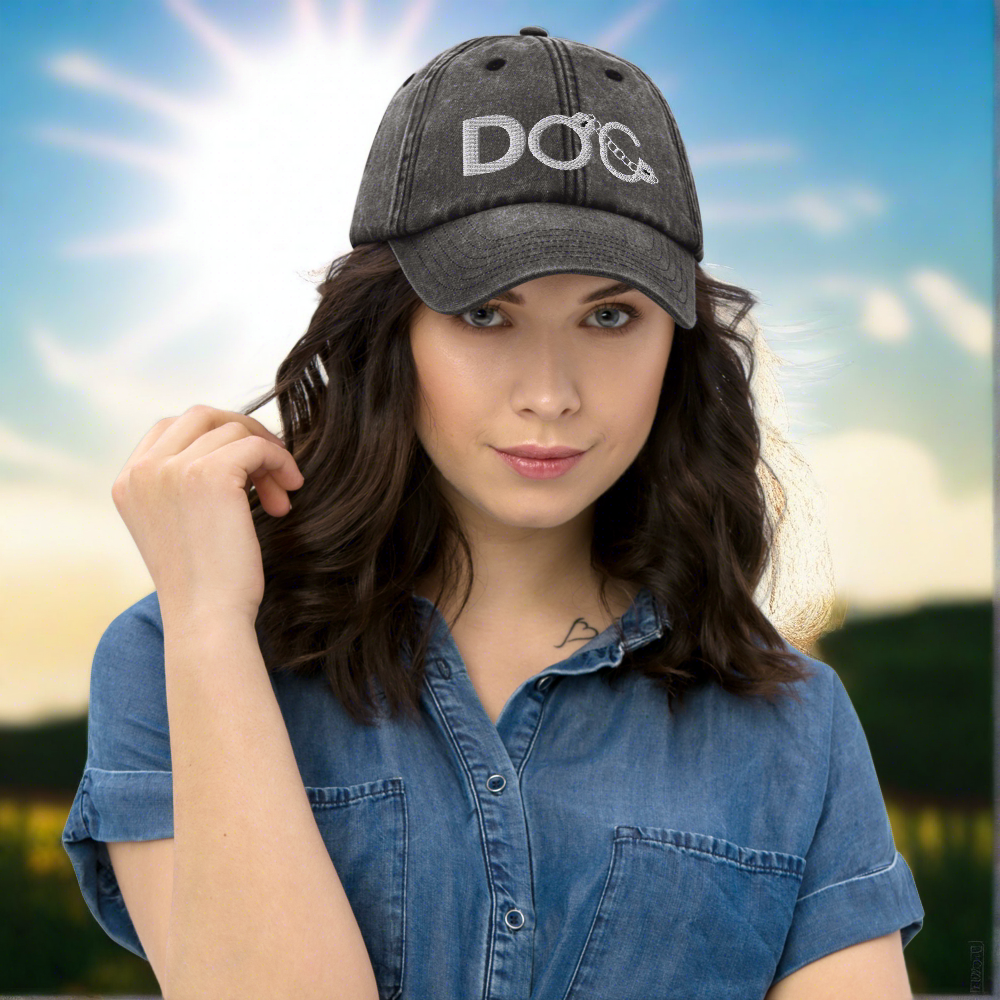 D.O.C. Logo Embroidered Vintage Dad Hat